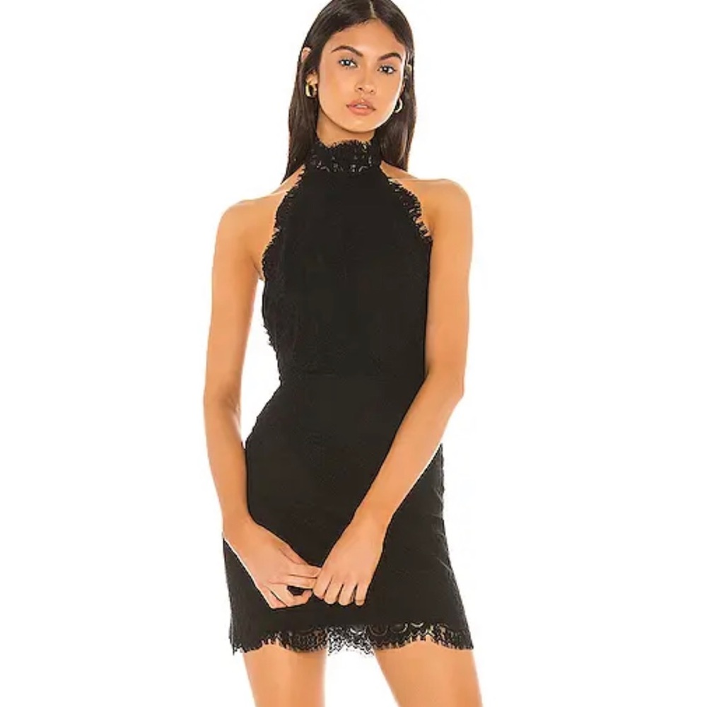 Free People Harper High Neck Halter Dress